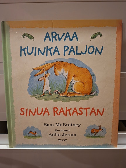 Pikku pupu ja Iso pupu lastenkirja