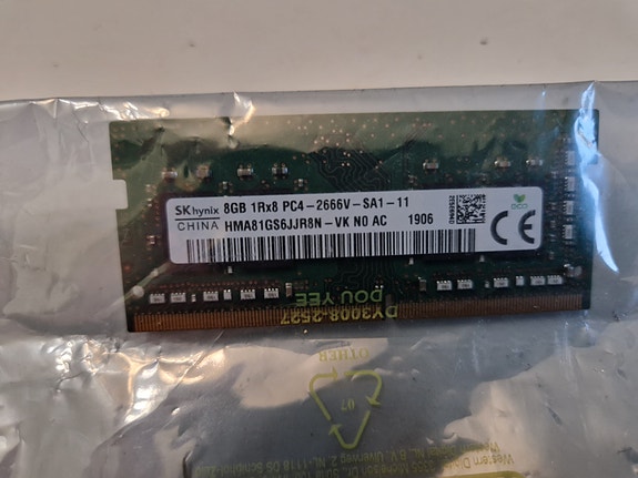 SK hynix 8 GB DDR4-2666 SO-DIMM kannettavan muisti