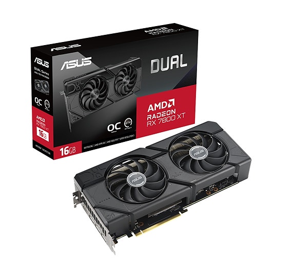 ASUS Radeon RX 7800 XT DUAL OC - 16GB GDDR6 RAM