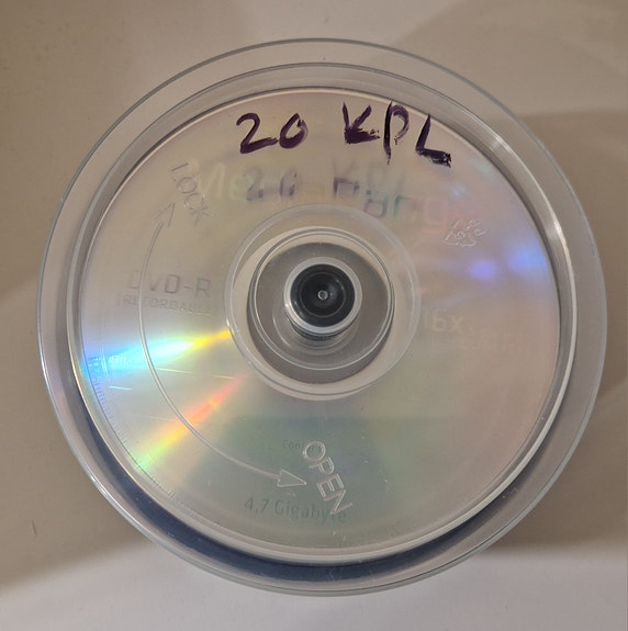 MediaRange DVD-R 16X 4.7GB (20 kpl)