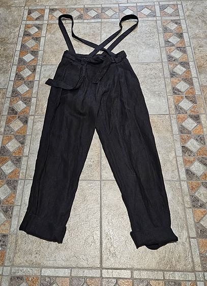 Marimekko pellavahousut  koko 36 musta