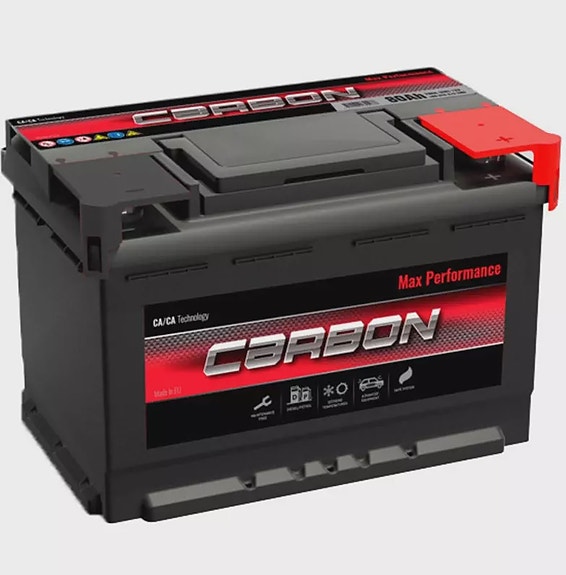 Akku Carbon 60Ah 242x175x190 480A
