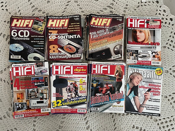 HIFI-lehti vuodet 2000-2006.