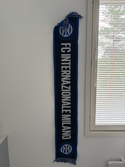 Inter Milan FC Inter huivi sininen ja musta