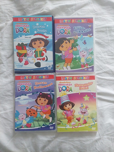Seikkailija Dora DVD-paketti 4 kpl lasten elokuvat