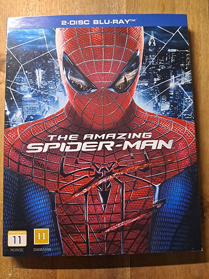 The amazing spiderman blu-ray slip cover
