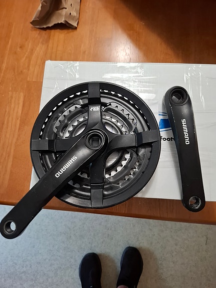 Shimano FC-TY501 42/34/24T kampisarja 170 mm