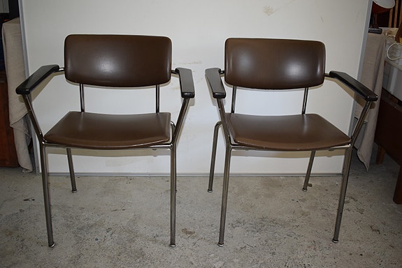 Art Deco -henkiset tuolit 70-luvulta 2 kpl