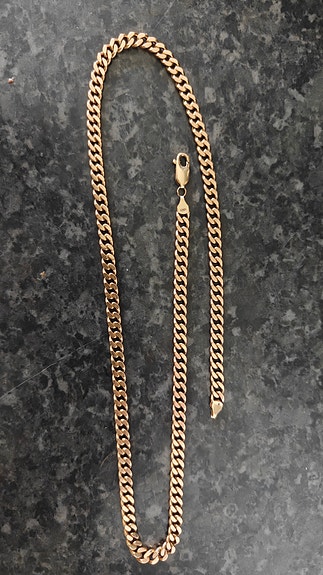 14k panssari kaulaketju!