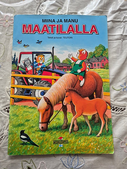 4 kpl Miina ja Manu -kirjoja – hyväkuntoiset lasten kirjat