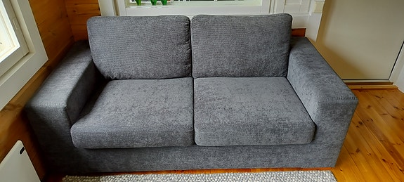 Asko harmaa 2 hengen sohva