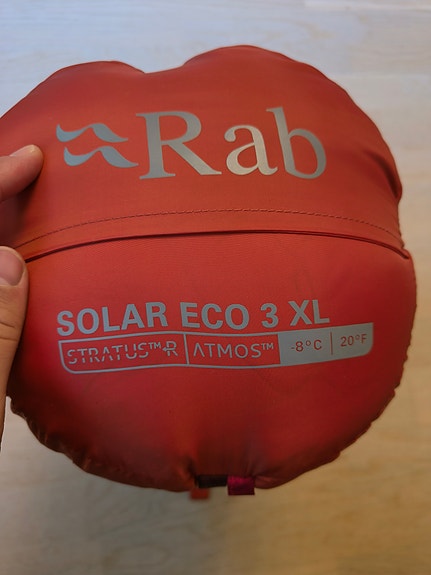 Rab Solar Eco 3 XL makuupussi