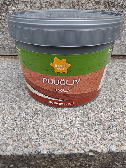 Ilves puuöljy ruskea 2,7 L