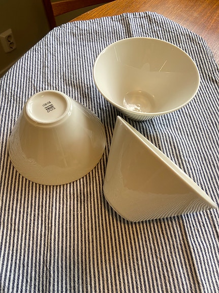Iittala valkoiset KoKo-kulhot S / 0,5l 3kpl