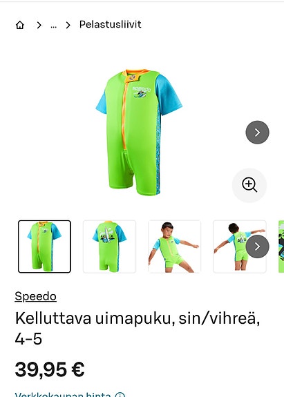Kelluttava uimapuku