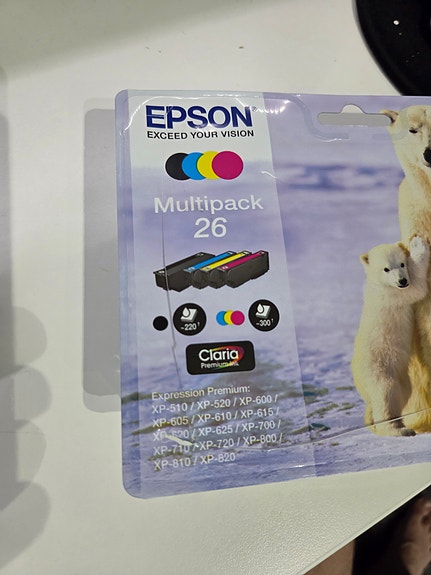 Epson 26 Multipack musteet tulostimeen