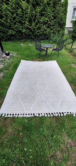 Upea iso vaalea matto, 200x290cm