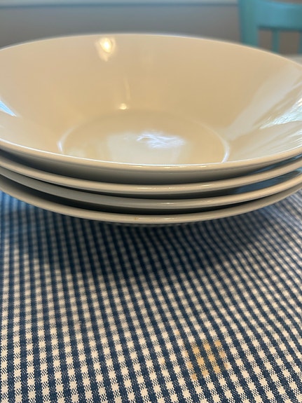 Iittala Koko valkoiset syvät lautaset 4kpl