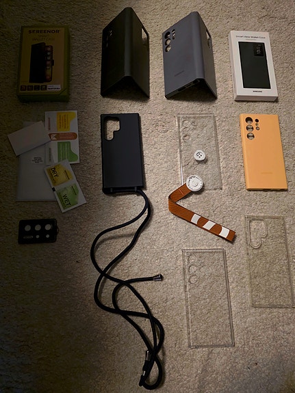 Samsung Galaxy S24 Ultra kuoria/suojaa+kamerasuoja myös Kpo, JKL ym...