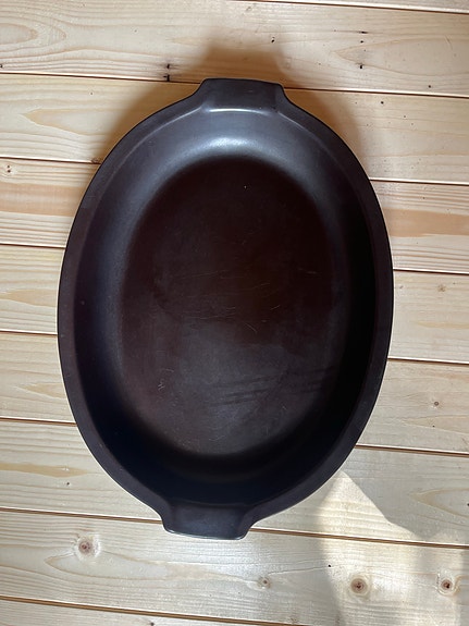 Arabia uunivuoka ovaali ruskea n. 30 cm