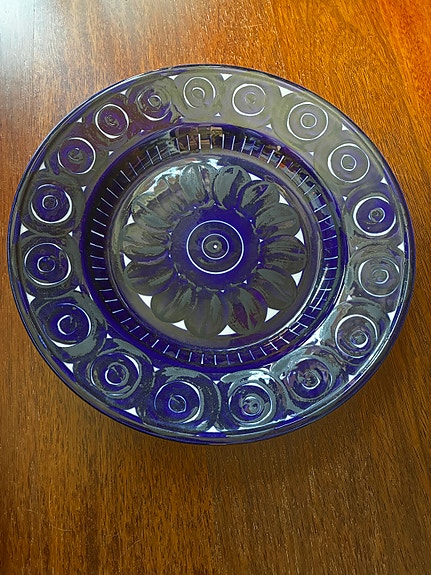 1970-luvun Arabia Valencia iso tarjoiluvati (36 cm)