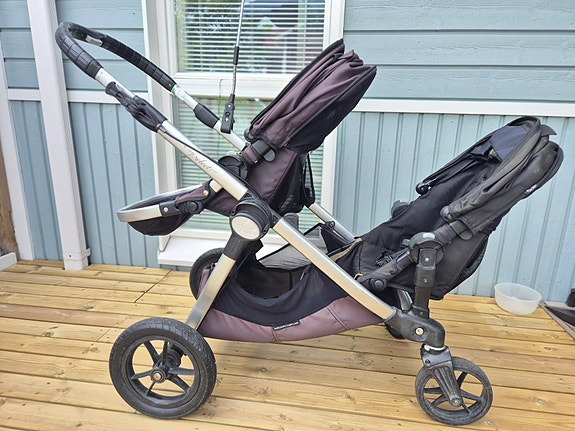 Baby jogger tuplarattaat (aurinko/sade/hyttyssuoja)