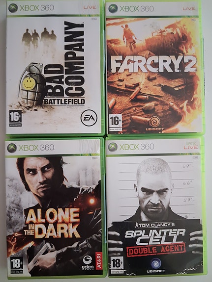 Xbox 360 pelejä
