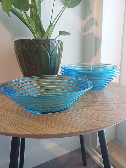 Iittala Aino Aalto
jälkiruokakulhot vedensininen 4kpl