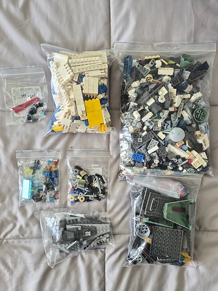 Sekalainen kasa Lego palikoita 1.5kg