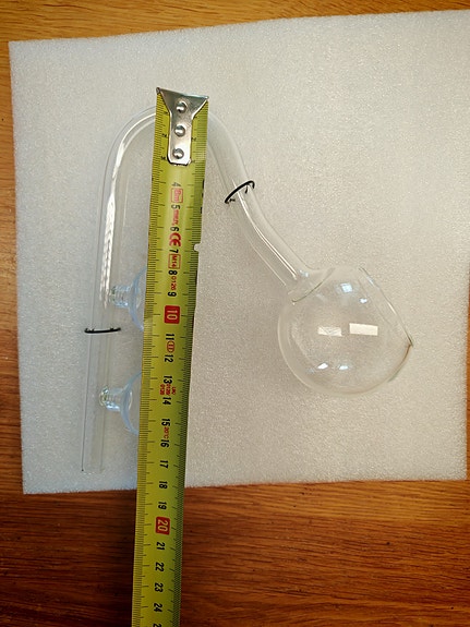 13 mm lasinen poistoputki