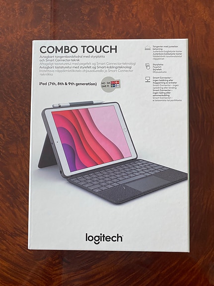 Logitech Combo Touch näppäimistökotelo iPadille (7., 8. ja 9. gen)
