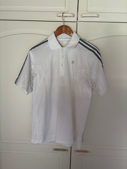 Adidas pikeepaita golf koko M valkoinen