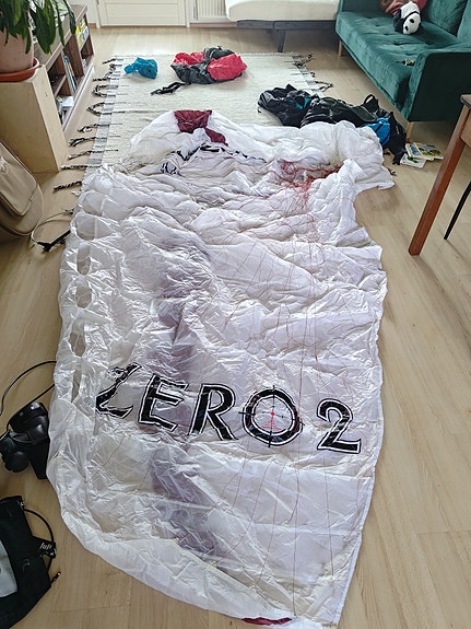 Ozone Zero 2 speed riding varjoliito setti