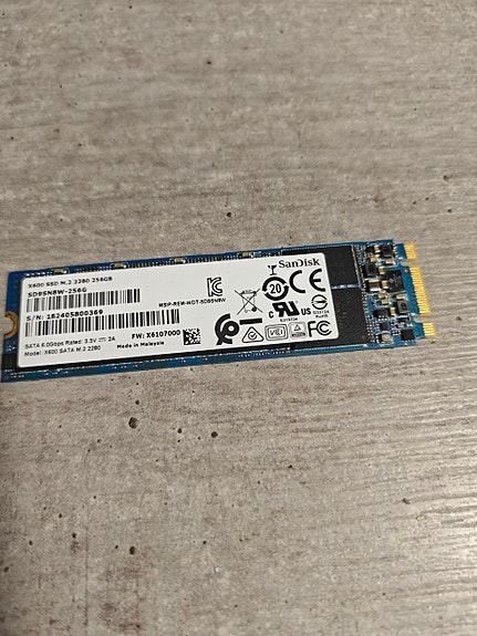 SSD M.2 2280 256gb SanDisk