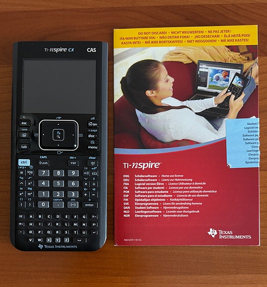 TI-nspire CX CAS laskin