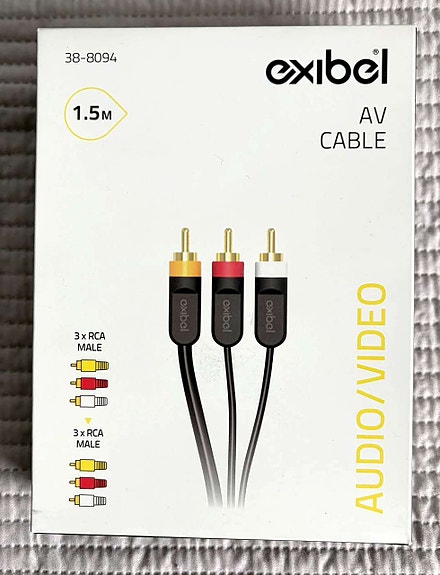 EXIBEL RCA-RCA 1.5M -kaapeli