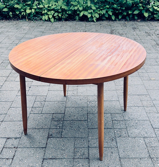 1960-luvun teak ruokapöytä