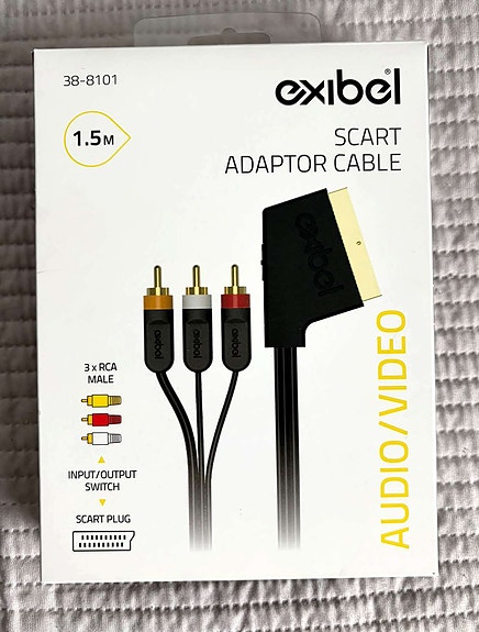 EXIBEL SCART--RCA 1.5M -kaapeli