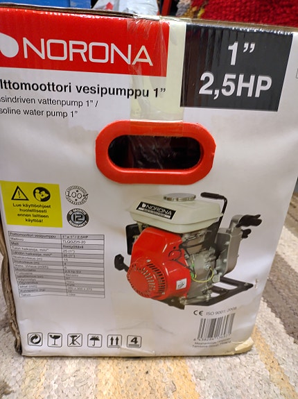 Norona vesipumppu polttomoottori 1" 2,5HP