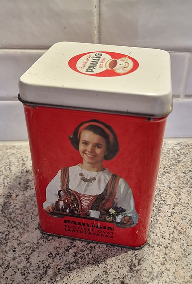 Paulig kahvipurkki