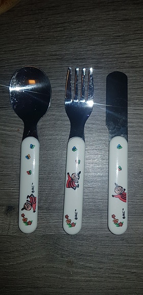 Rätt start Muumi lasten aterimet