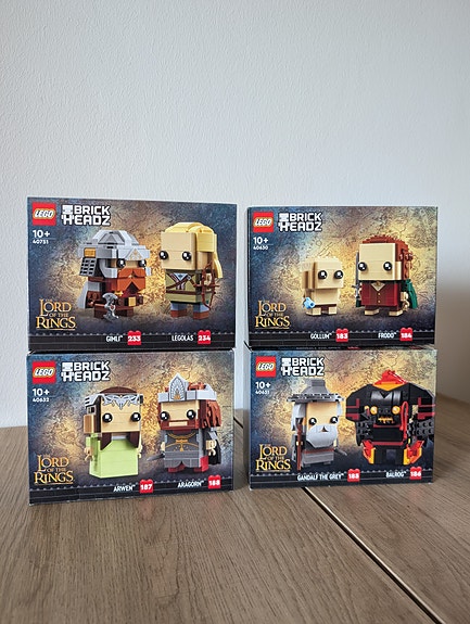 Lego Lord of the Rings Brickheadz paketti
