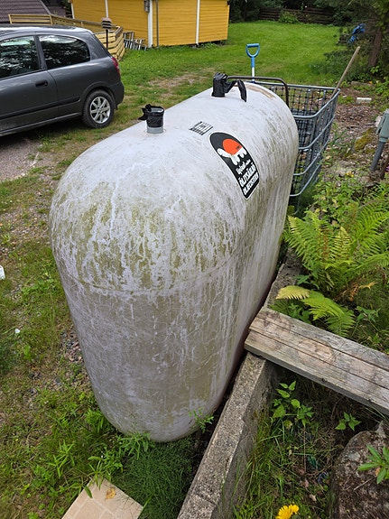 Liplast nailon 1500 litran öljysäiliö
