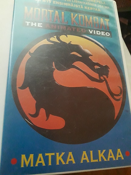 Mortal kombat the animated video vhs