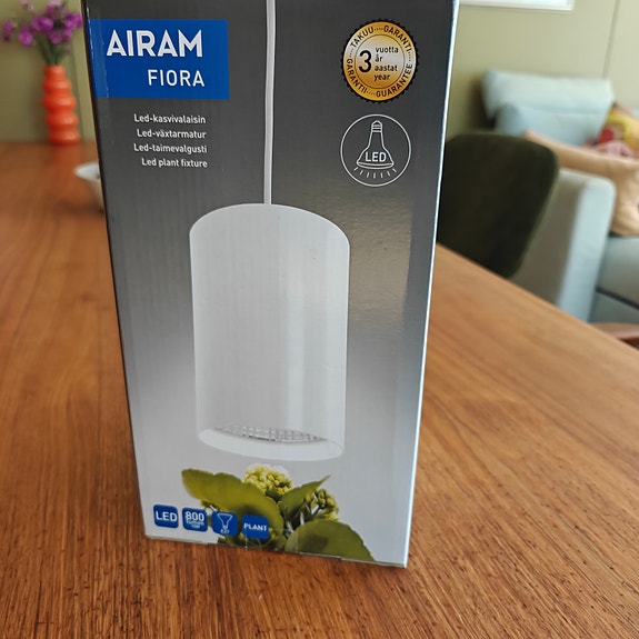 Airam Fiora LED-riippuvalaisin valkoinen
