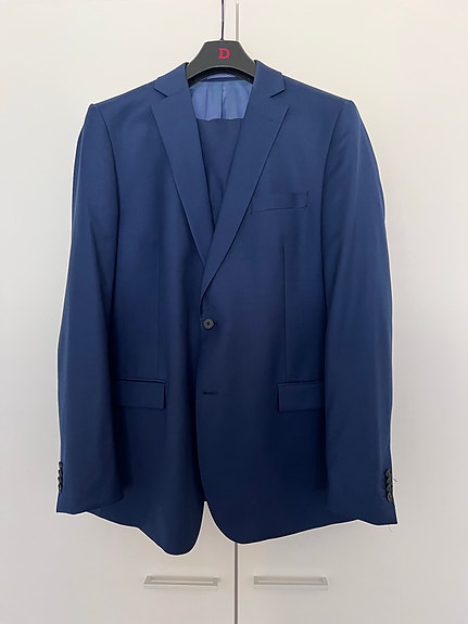 Dressmann miesten puku koko 56 sininen