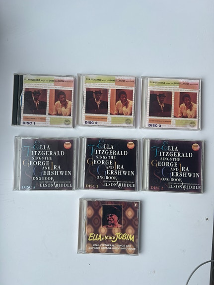 Ella Fitzgerald  jazz-CD:tä, useita levyjä