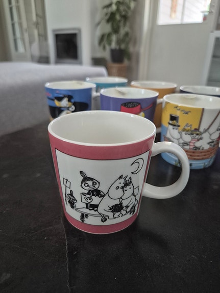 Muumimuki Roosa 1990-1993 alkuperäinen