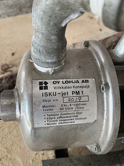 Honda g100+ ISKU-jet PM1 -pumppu