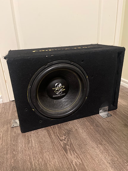 Ground zero subwoofer 12